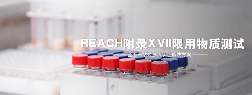 REACH附錄XVII限用物質測試